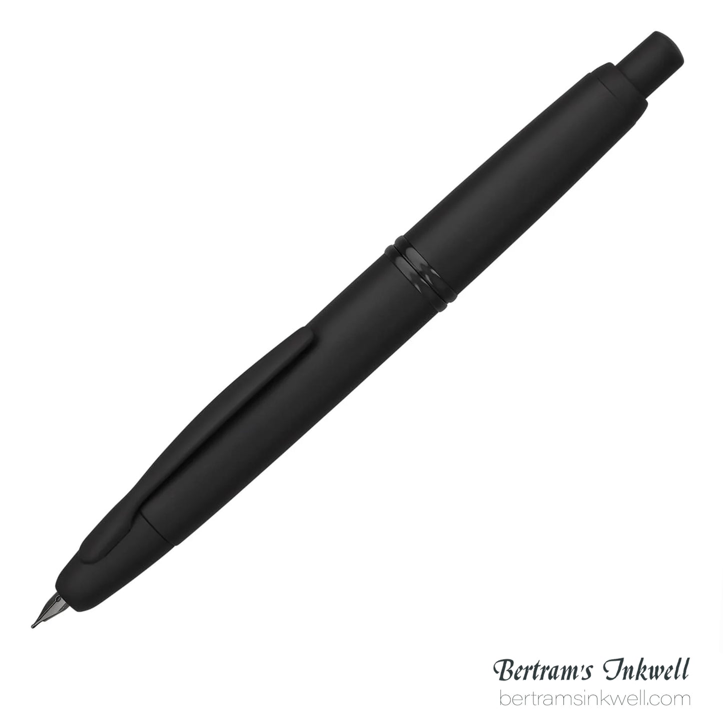 Pilot Vanishing Point Matte Black and Black Accents Fountain Pen