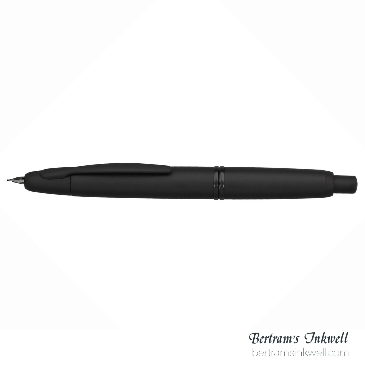 Pilot Vanishing Point Matte Black and Black Accents Fountain Pen