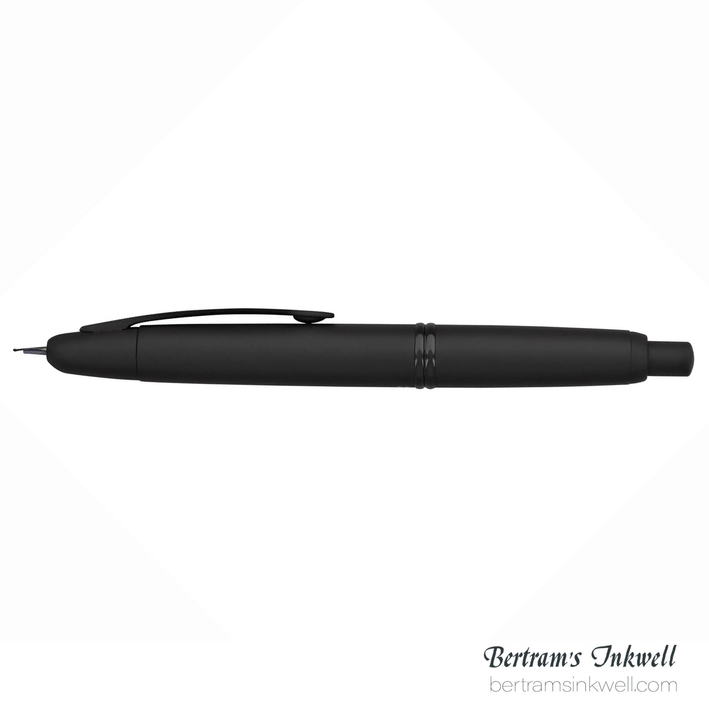 Pilot Vanishing Point Matte Black and Black Accents Fountain Pen