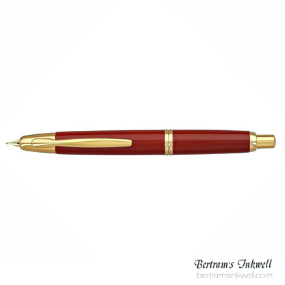 Pilot Vanishing Point Red and Gold Accents Fountain Pen