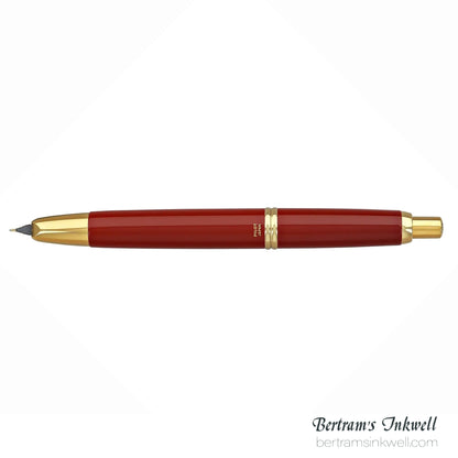 Pilot Vanishing Point Red and Gold Accents Fountain Pen
