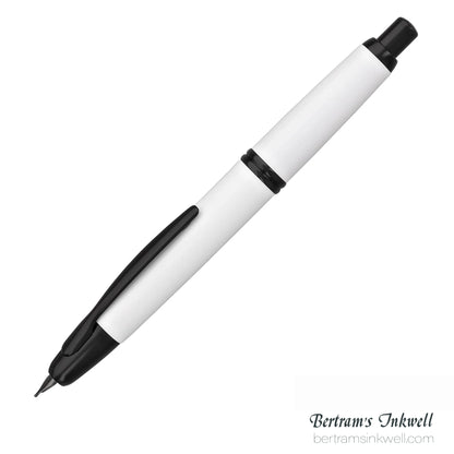 Pilot Vanishing Point White Black Matte Trim Fountain Pen