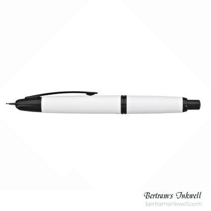 Pilot Vanishing Point White Black Matte Trim Fountain Pen