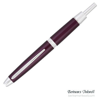 Pilot Vanishing Point LS Burgundy with Rhodium Silver Trim Fountain Pen