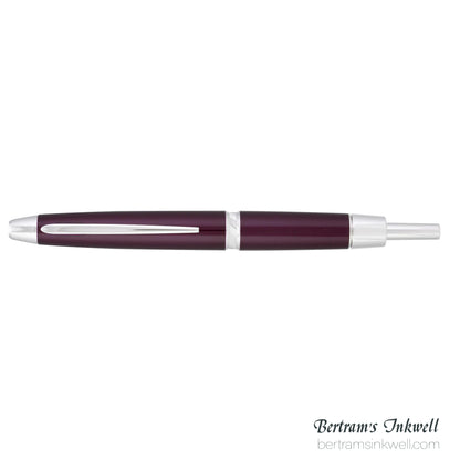 Pilot Vanishing Point LS Burgundy with Rhodium Silver Trim Fountain Pen
