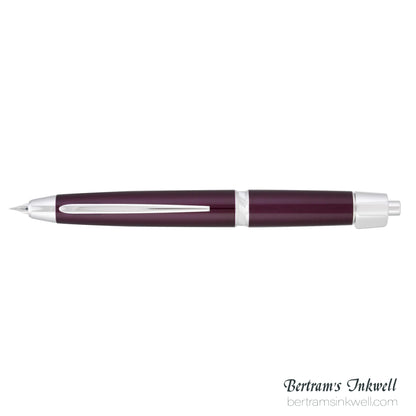 Pilot Vanishing Point LS Burgundy with Rhodium Silver Trim Fountain Pen