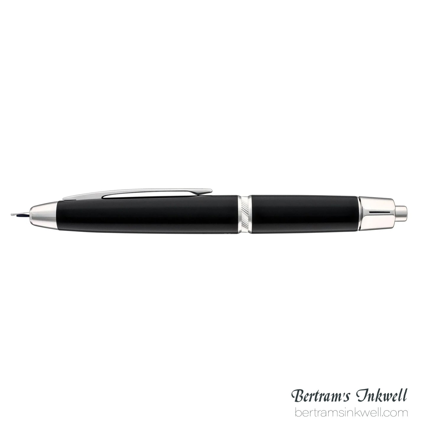 Pilot Vanishing Point LS Matte Black with Rhodium Silver Trim Fountain Pen