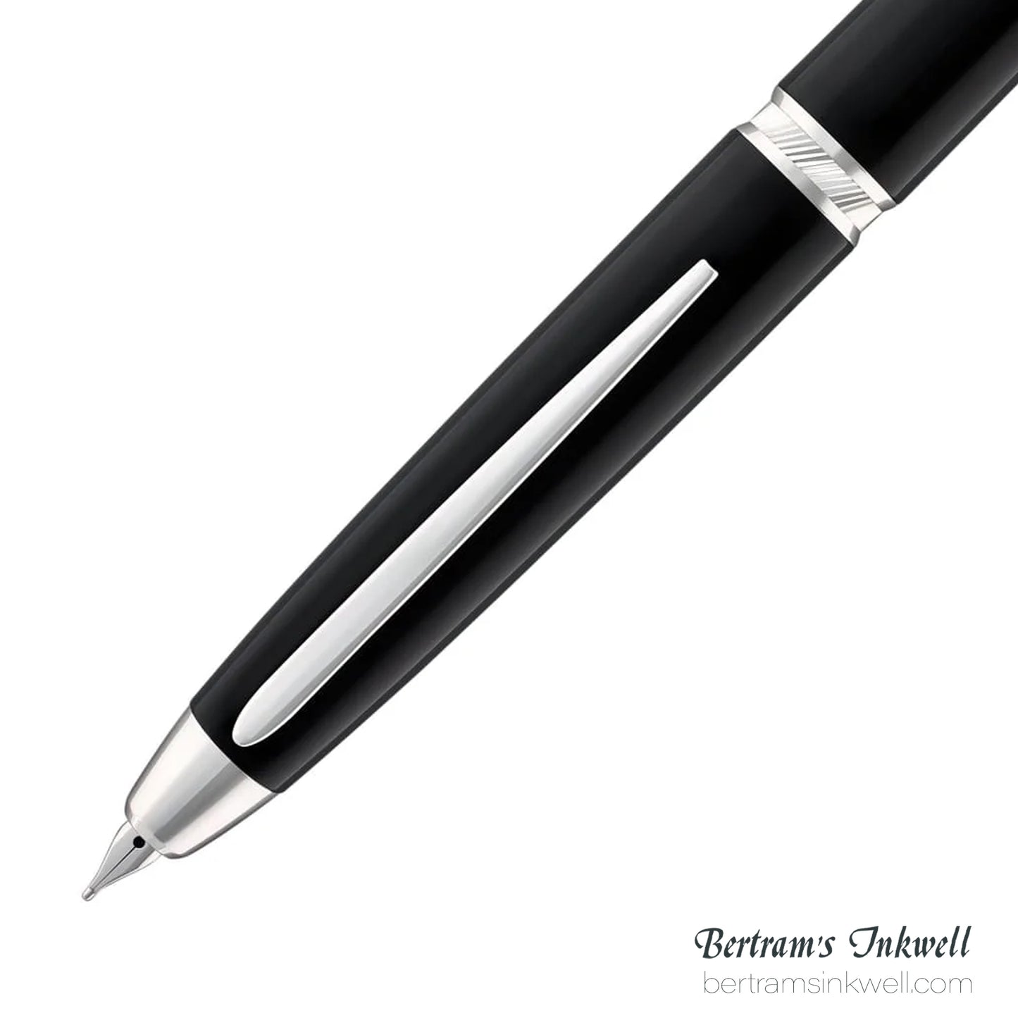 Pilot Vanishing Point LS Matte Black with Rhodium Silver Trim Fountain Pen
