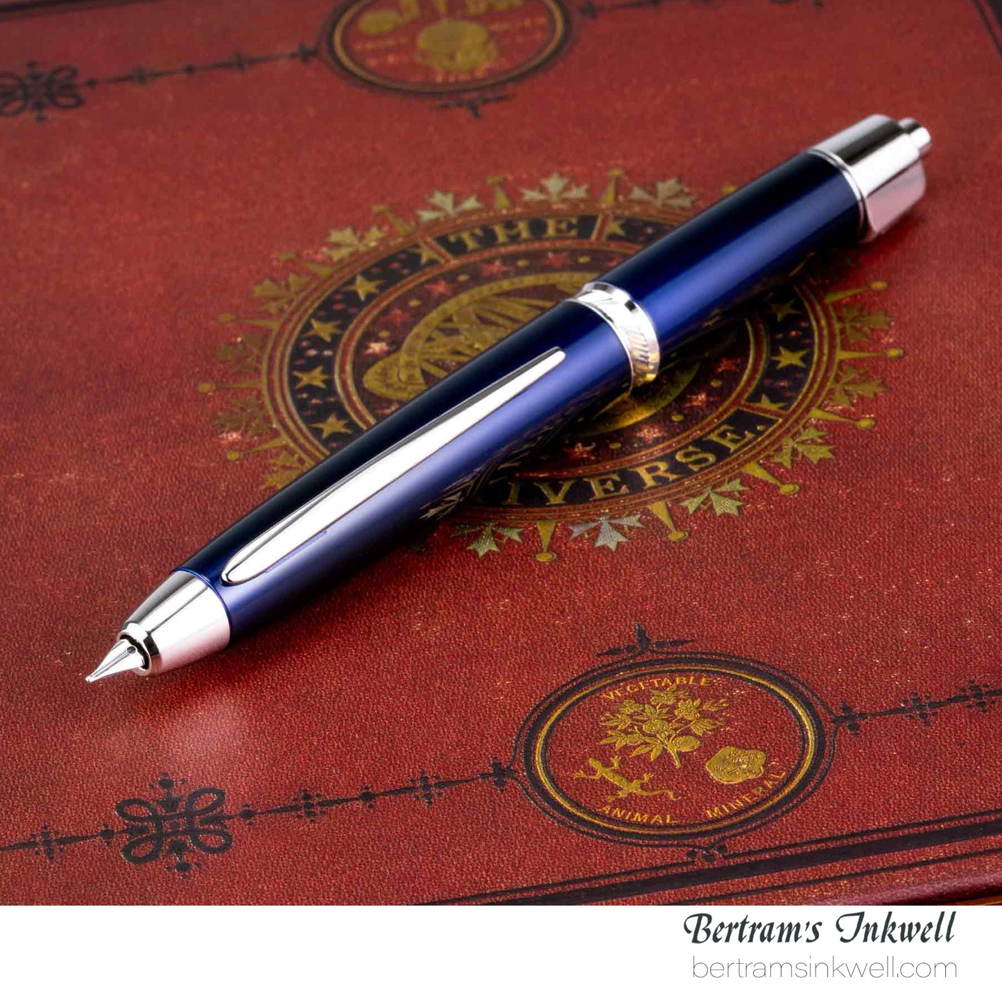 Pilot Vanishing Point LS Blue with Rhodium Silver Trim Fountain Pen