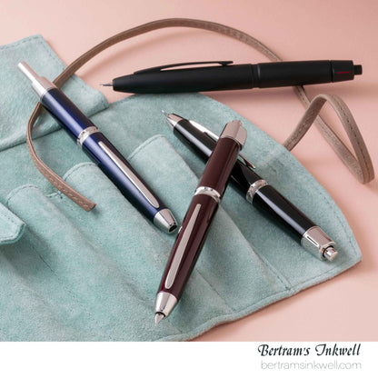 Pilot Vanishing Point LS Burgundy with Rhodium Silver Trim Fountain Pen