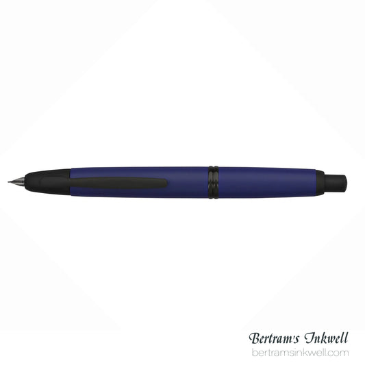 Pilot Vanishing Point Matte Blue and Black Accents Fountain Pen