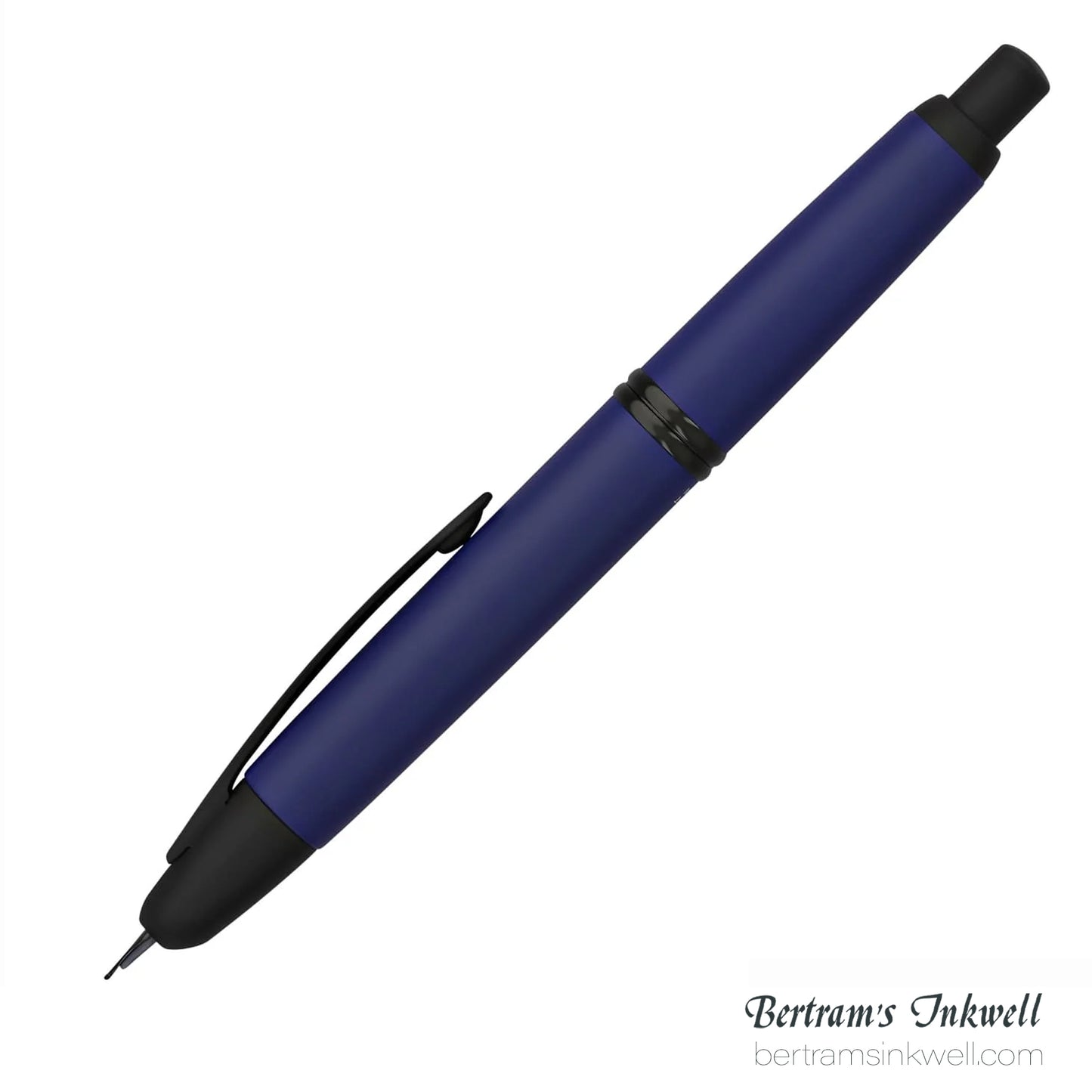 Pilot Vanishing Point Matte Blue and Black Accents Fountain Pen