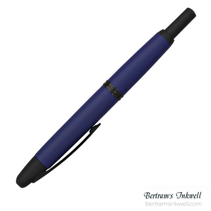 Pilot Vanishing Point Matte Blue and Black Accents Fountain Pen