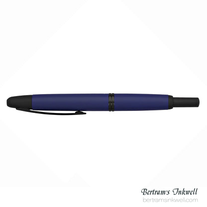 Pilot Vanishing Point Matte Blue and Black Accents Fountain Pen
