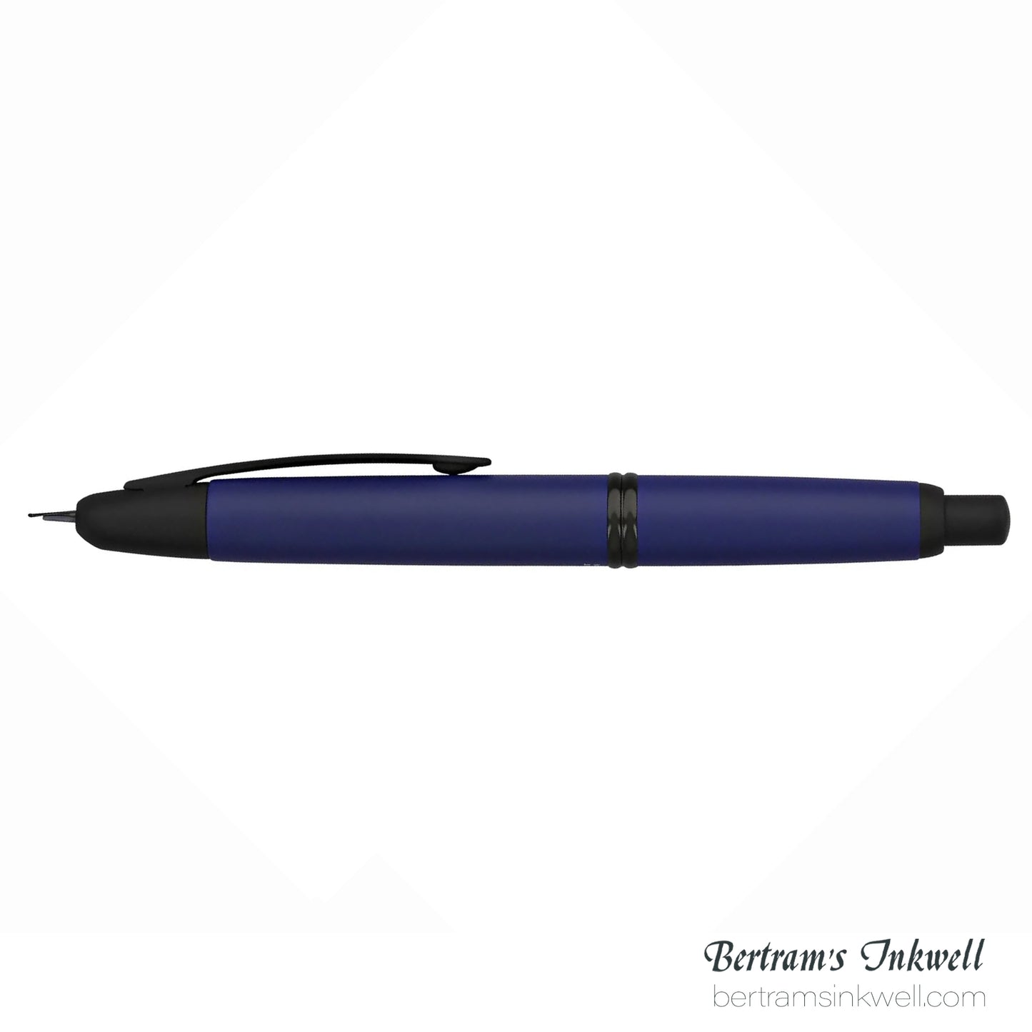 Pilot Vanishing Point Matte Blue and Black Accents Fountain Pen