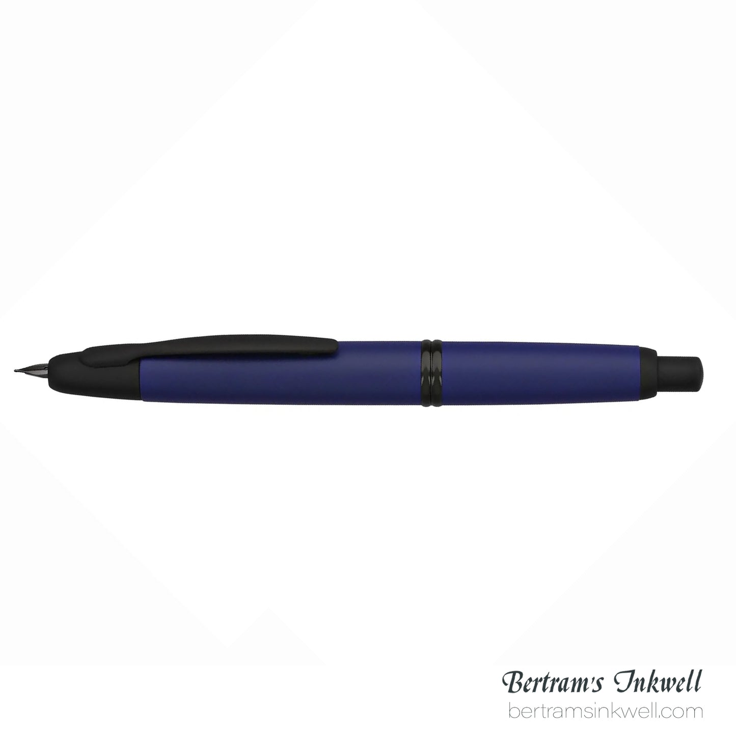 Pilot Vanishing Point Matte Blue and Black Accents Fountain Pen