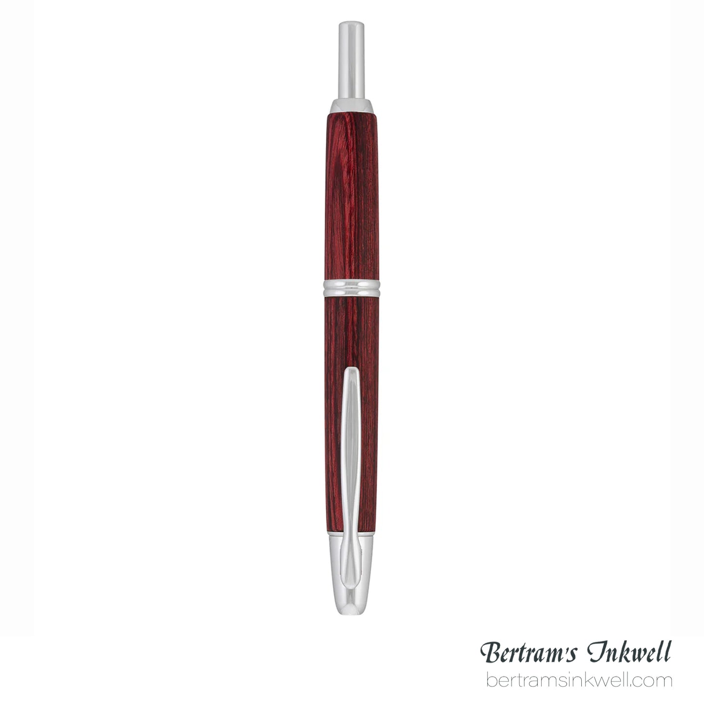 Pilot Vanishing Point Red Birchwood Fountain Pen