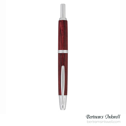 Pilot Vanishing Point Red Birchwood Fountain Pen