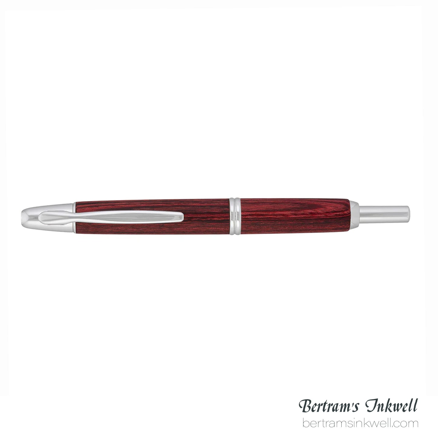 Pilot Vanishing Point Red Birchwood Fountain Pen
