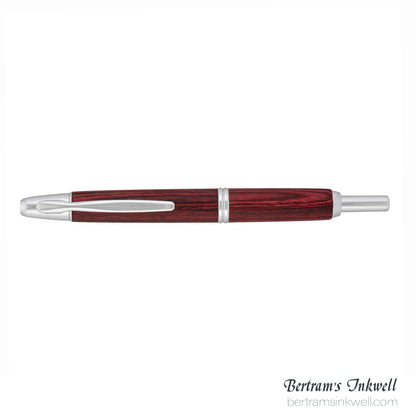 Pilot Vanishing Point Red Birchwood Fountain Pen