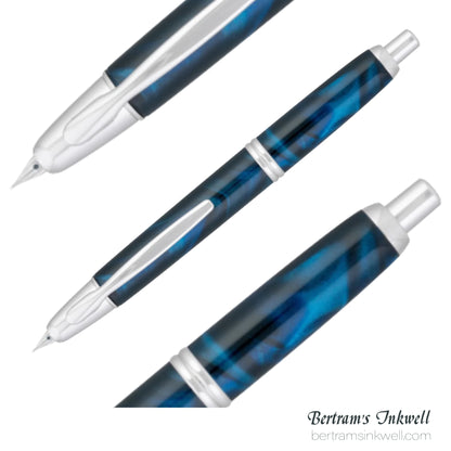 Pilot Vanishing Point SE Marble Blue Fountain Pen