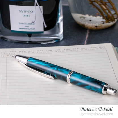 Pilot Vanishing Point SE Marbled  Green Fountain Pen