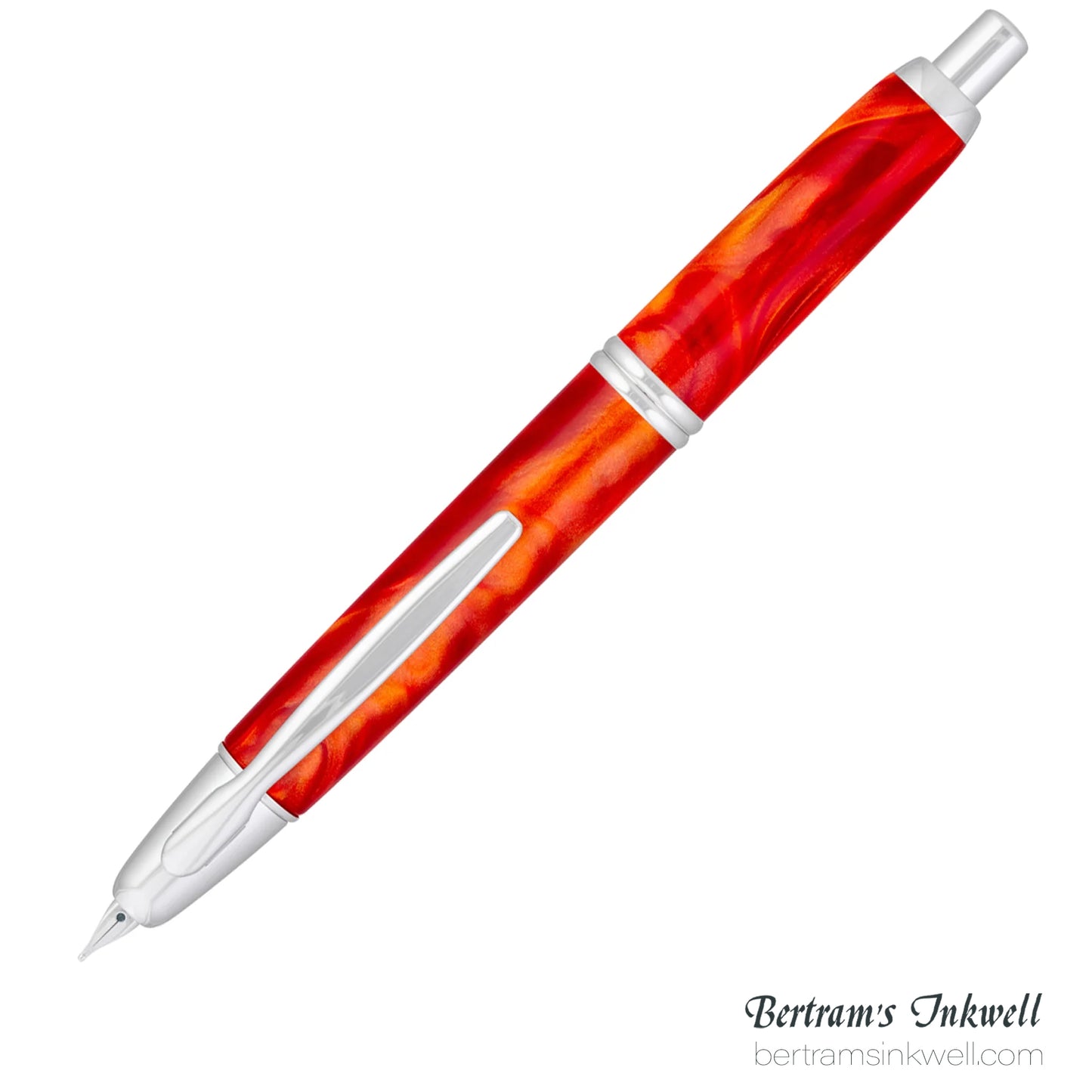 Pilot Vanishing Point SE Marbled Orange Fountain Pen