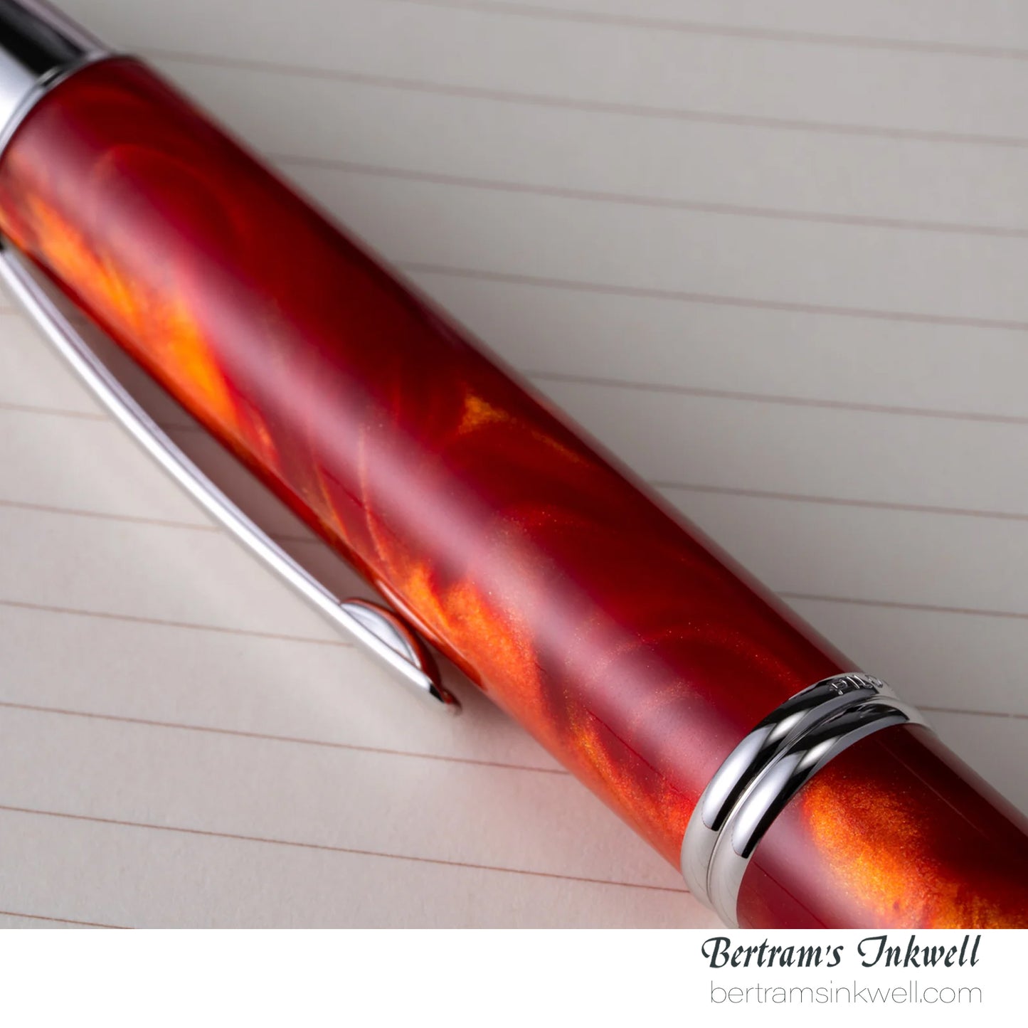 Pilot Vanishing Point SE Marbled Orange Fountain Pen