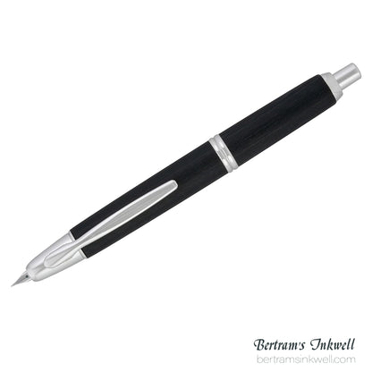 Pilot Vanishing Point Black Birchwood Fountain Pen