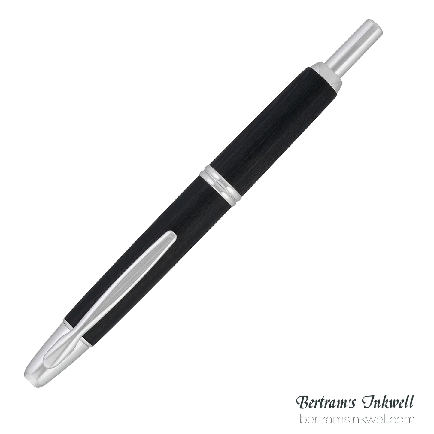 Pilot Vanishing Point Black Birchwood Fountain Pen
