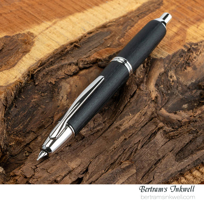 Pilot Vanishing Point Black Birchwood Fountain Pen