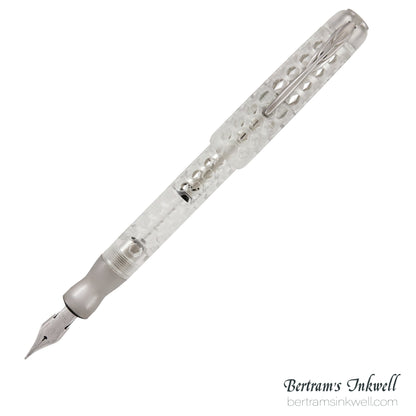 Pineider Honeycomb Sugar White Fountain Pen Limited Edition PP11701, 2018