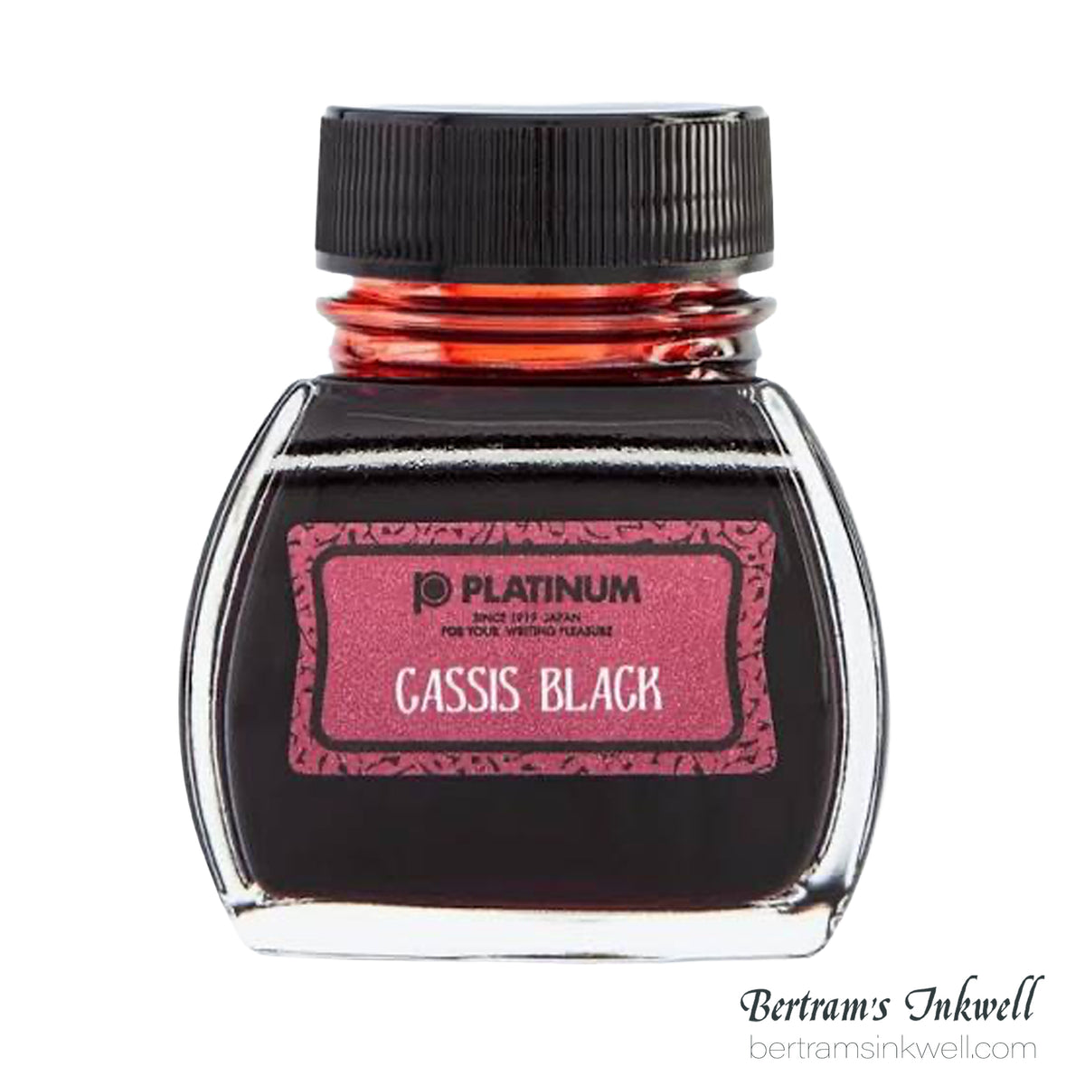 Platinum Premium Classic Cassis Black Fountain Pen Bottled Ink 60ml