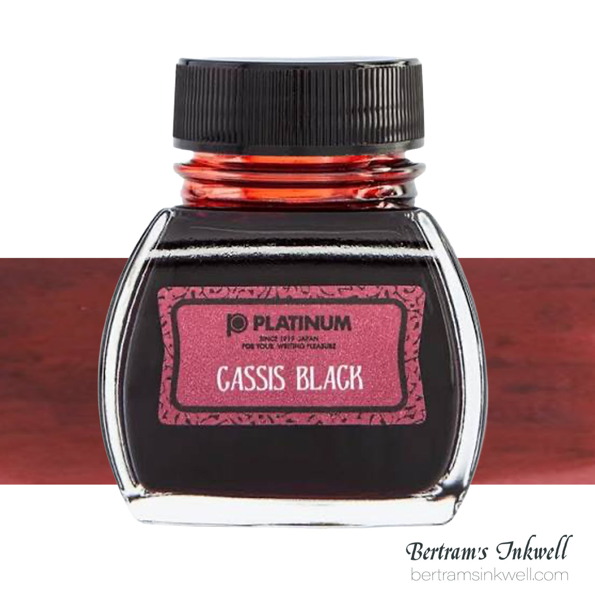 Platinum Premium Classic Cassis Black Fountain Pen Bottled Ink 60ml