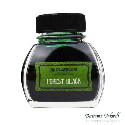 Platinum Premium Classic Forest Black Fountain Pen Bottled Ink 60ml