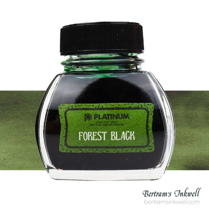 Platinum Premium Classic Forest Black Fountain Pen Bottled Ink 60ml