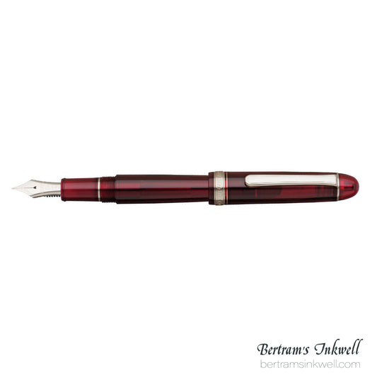 Platinum #3776 Century Bourgogne With Rhodium Trim Fountain Pen