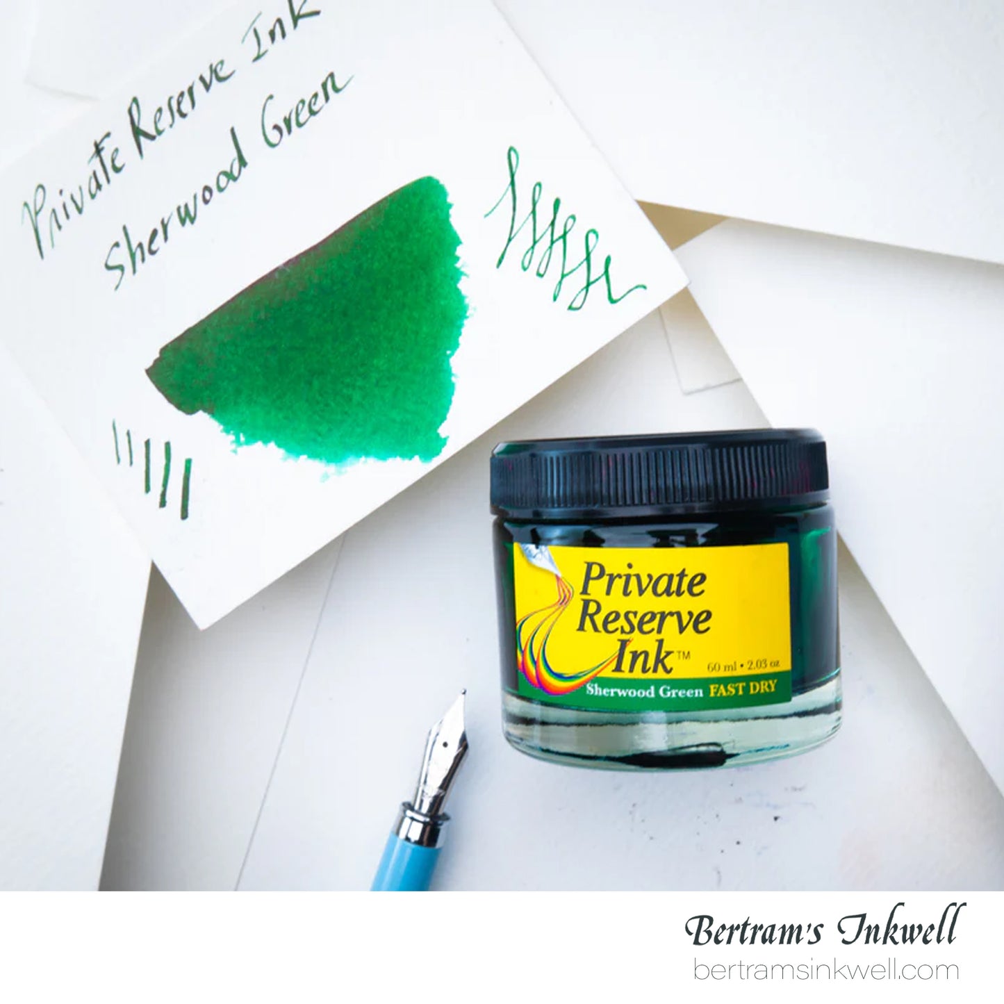 Private Reserve Ink Sherwood Green FAST DRY Ink Bottle 60 ml