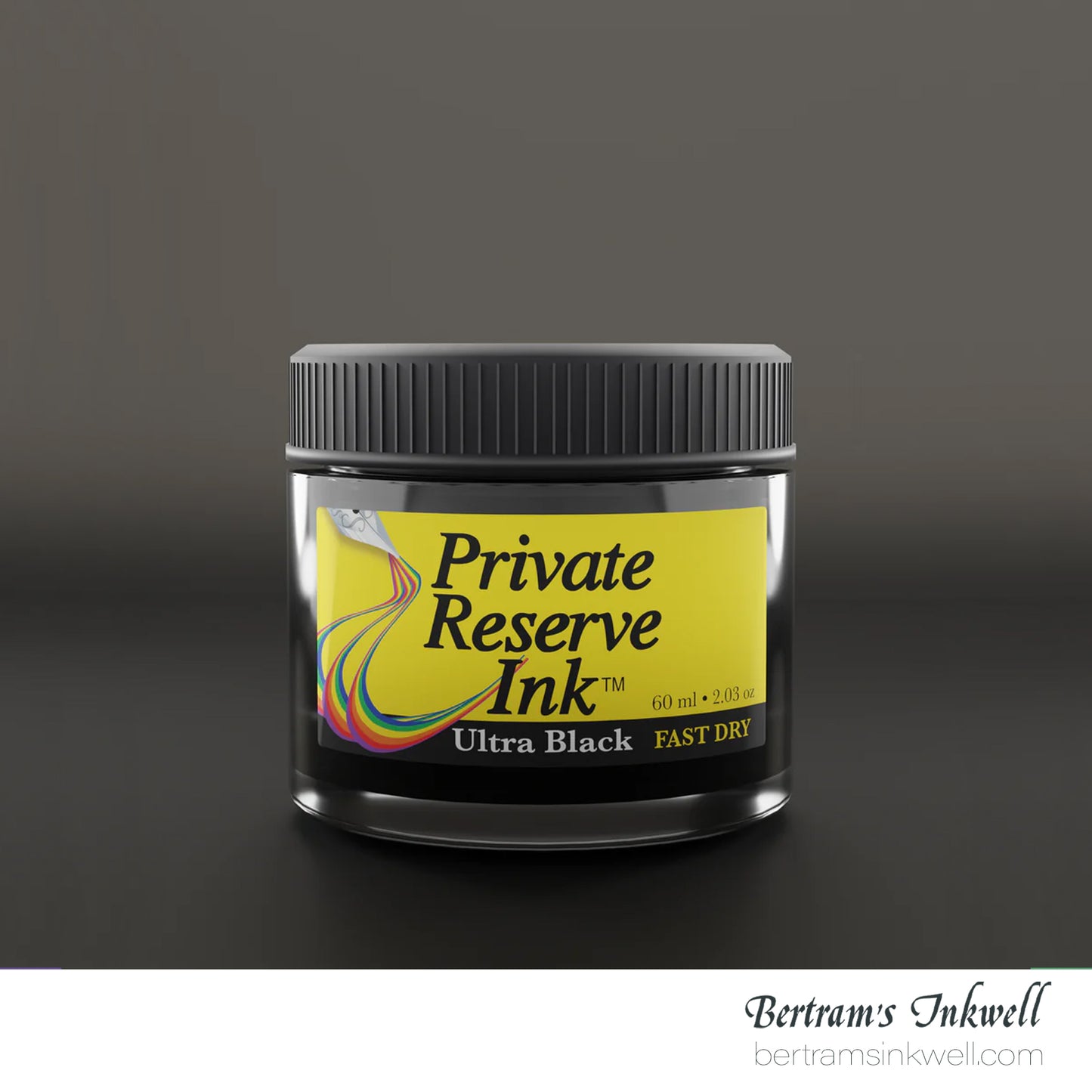 Private Reserve Ink Ultra Black FAST DRY Ink Bottle 60 ml