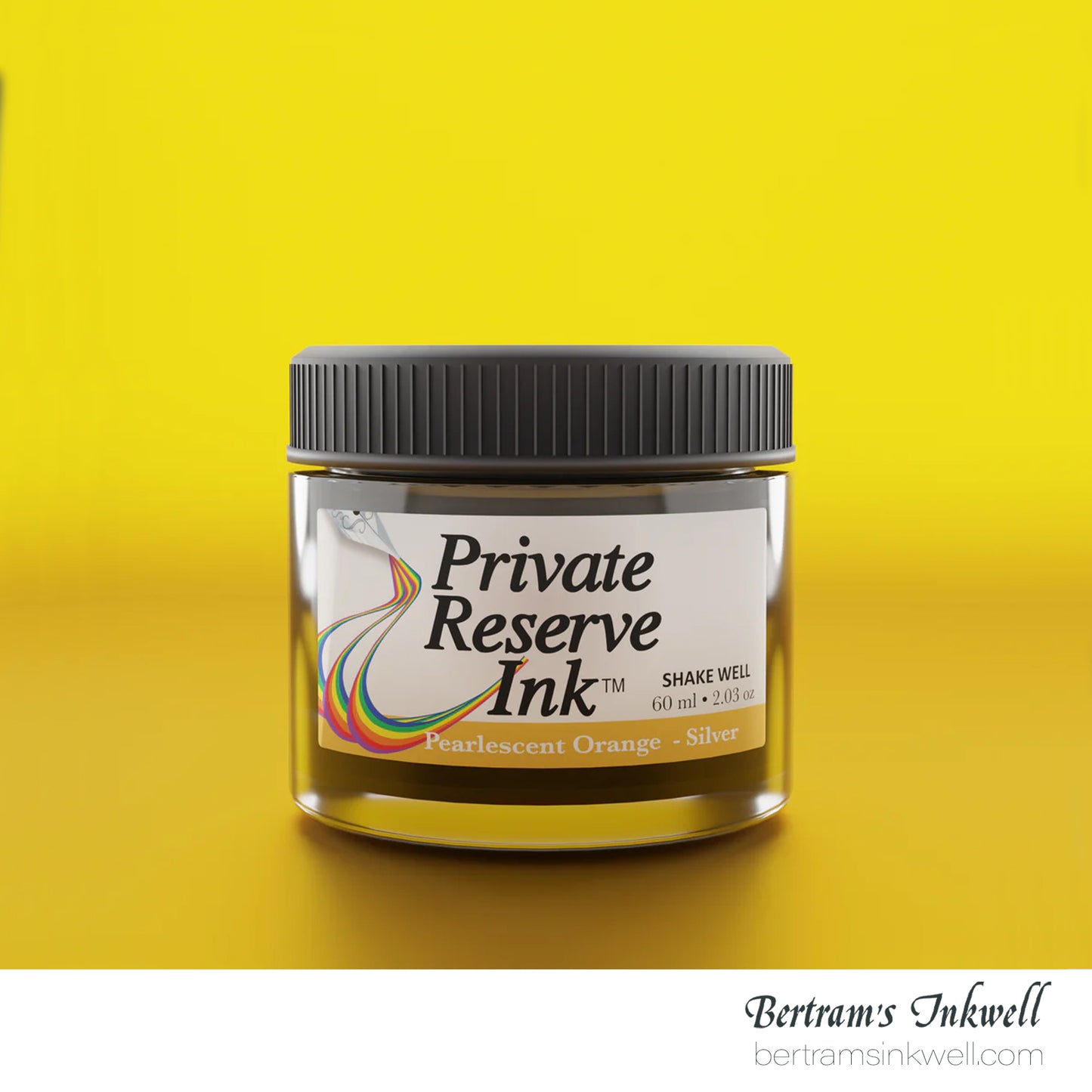 Private Reserve Ink Pearlescent Orange-Silver Bottled Ink 60 ml