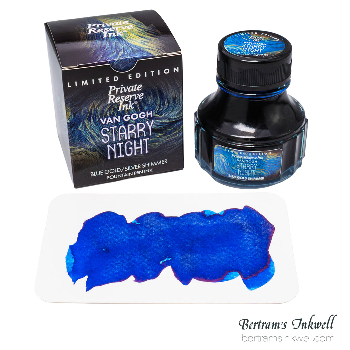 Private Reserve Starry Night Double Shimmer Limited Edition Fountain Pen Ink Bottle 90ml