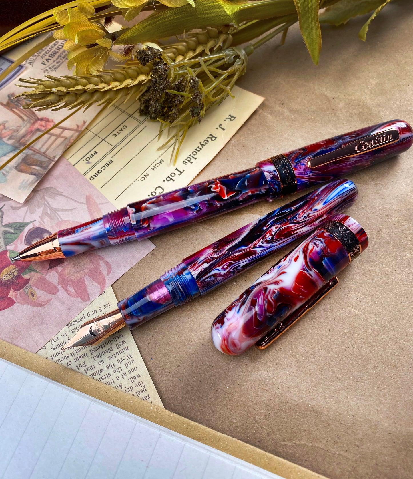 Conklin 1898 Misto Purple Fountain Pen