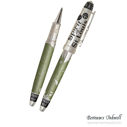David Oscarson Spirit of St. Louis Rollerball - Charles Lindbergh Sea Green