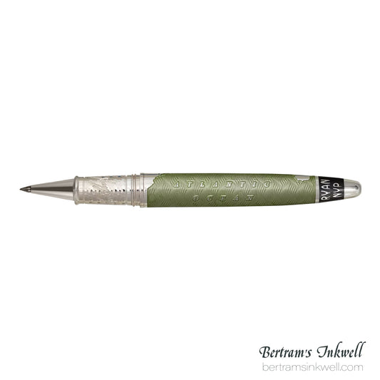 David Oscarson Spirit of St. Louis Rollerball - Charles Lindbergh Sea Green