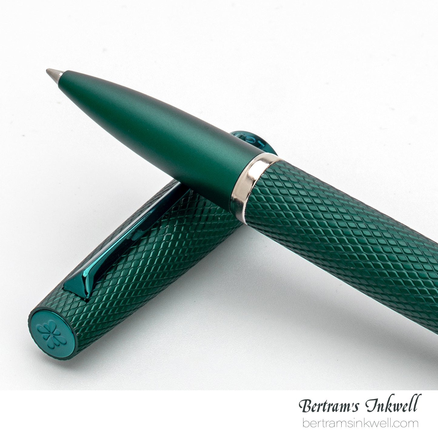 Diplomat Viper Green Guilloche Rollerball