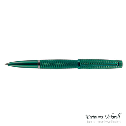 Diplomat Viper Green Guilloche Rollerball