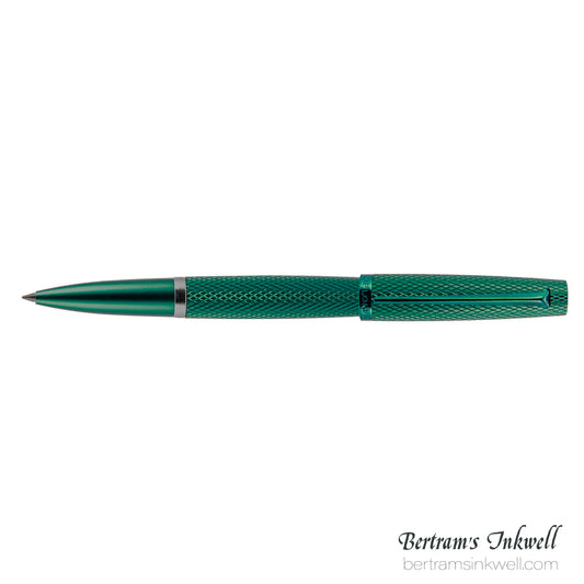 Diplomat Viper Green Guilloche Rollerball