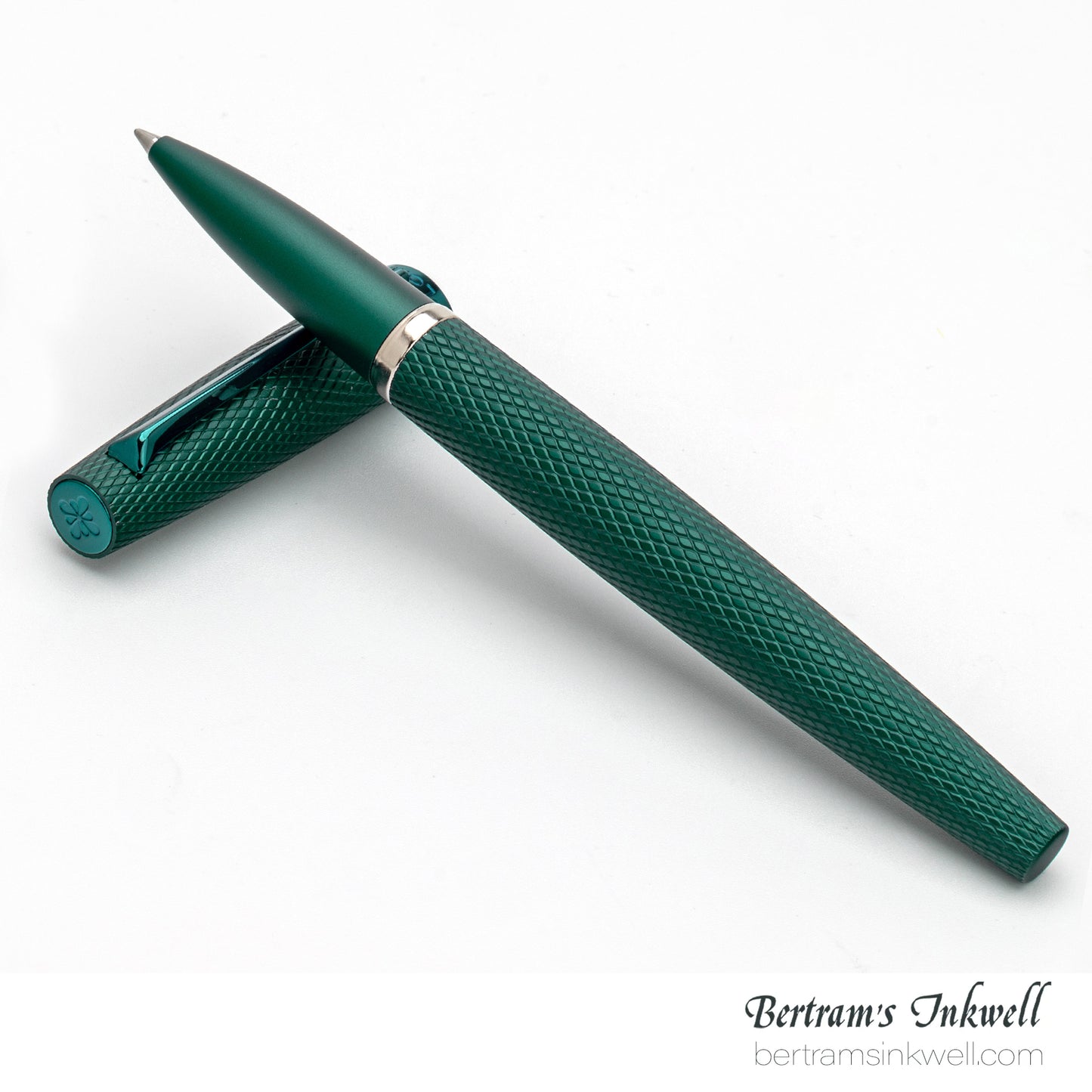 Diplomat Viper Green Guilloche Rollerball