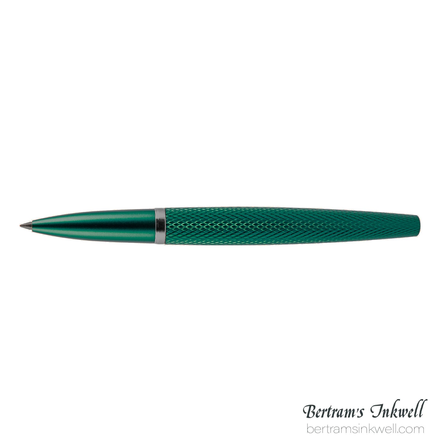 Diplomat Viper Green Guilloche Rollerball