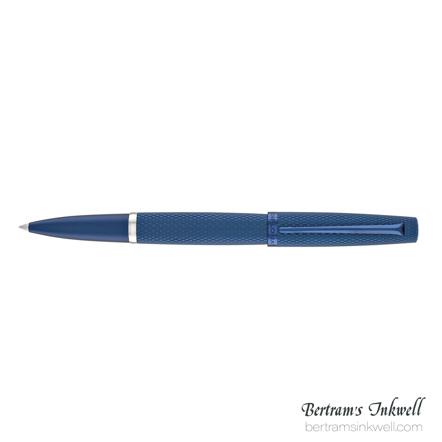 Diplomat Viper Blue Guilloche Rollerball